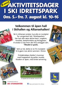 invitasjon aktivitetsdagene 5 7august